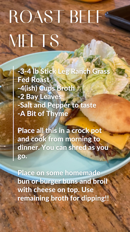 a roast beef dinner recipe