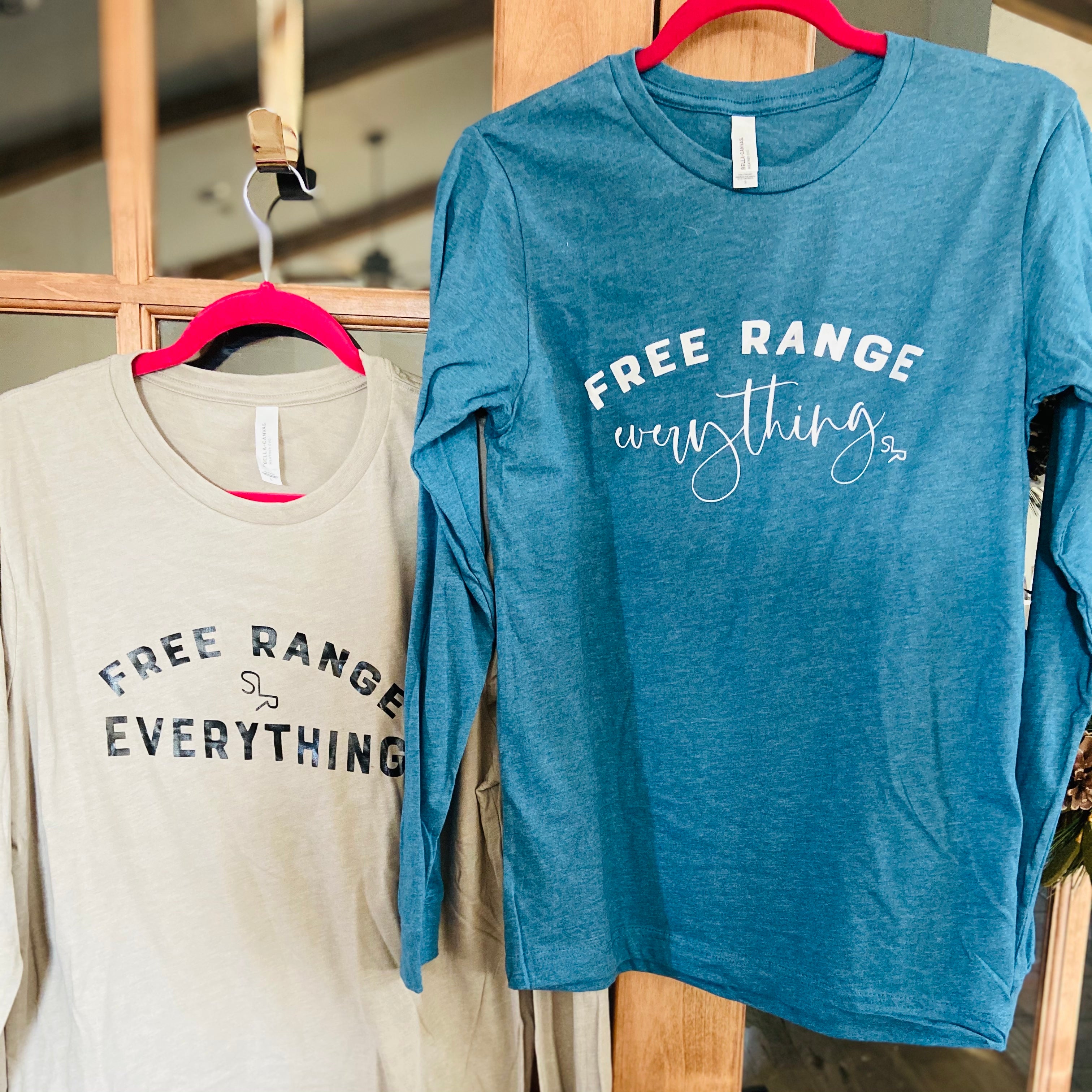 ADULT FREE RANGE EVERYTHING SHIRT