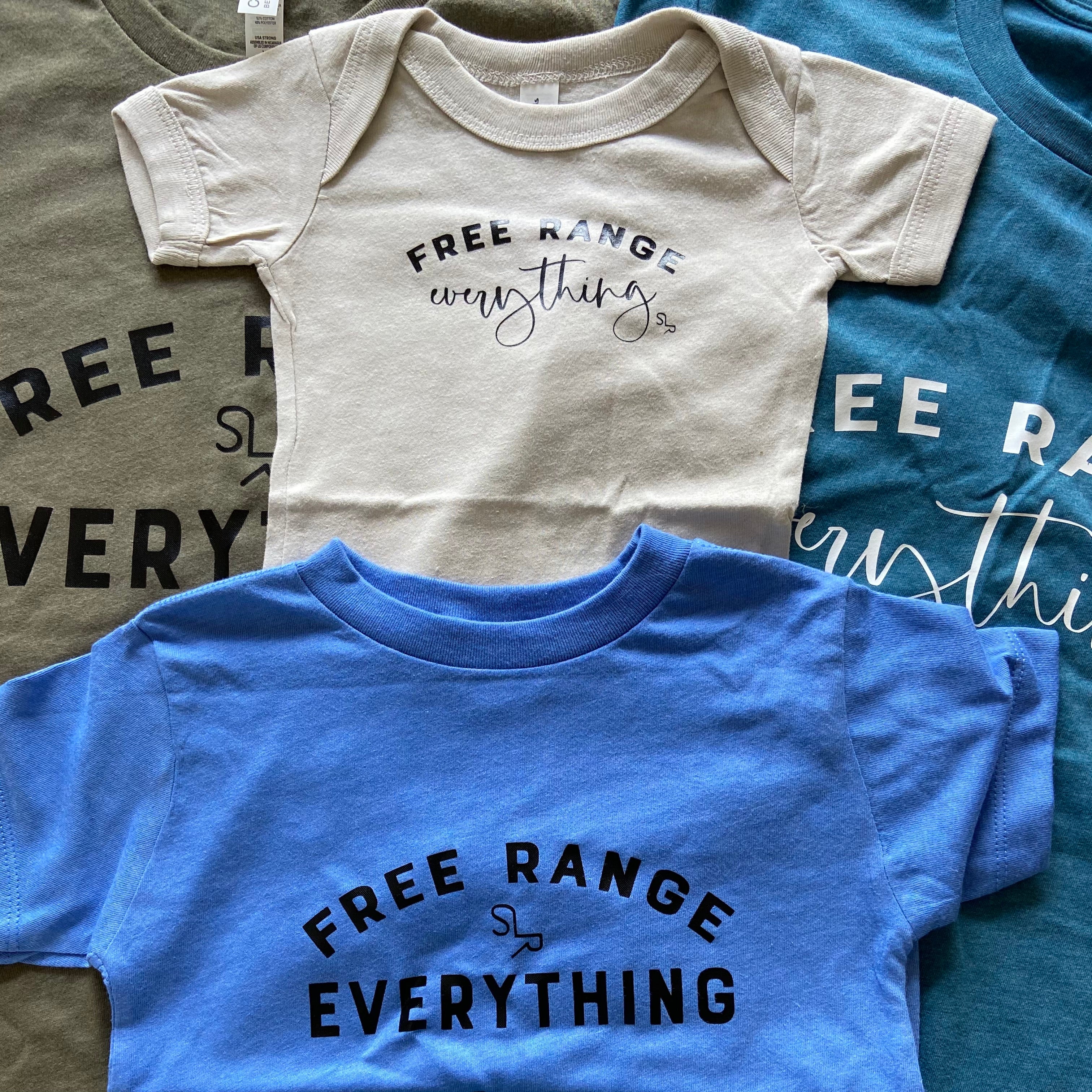 ADULT FREE RANGE EVERYTHING SHIRT