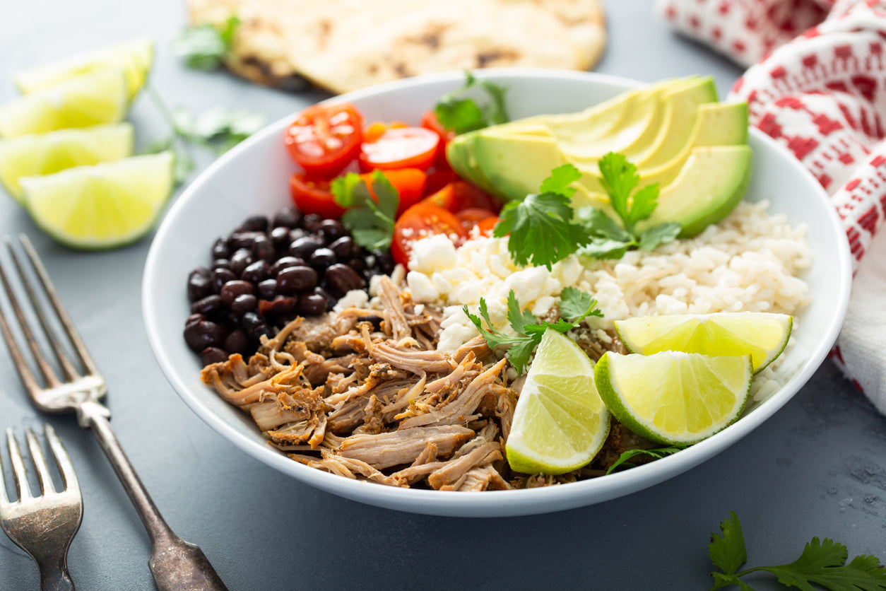 Pork Burrito Bowls