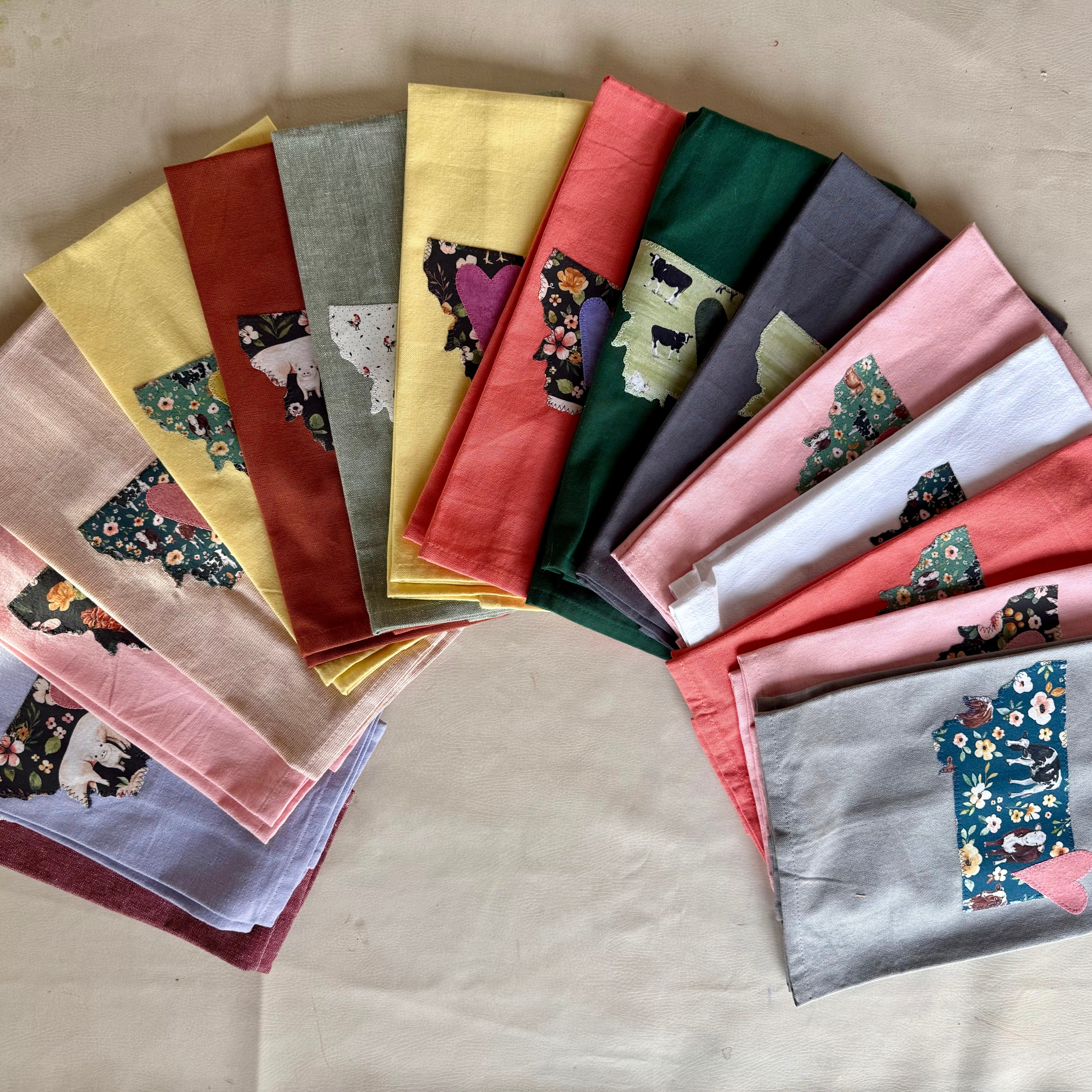 Handmade Montana Tea Towel