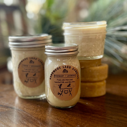 LARD BEESWAX CANDLES