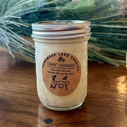 LARD BEESWAX CANDLES