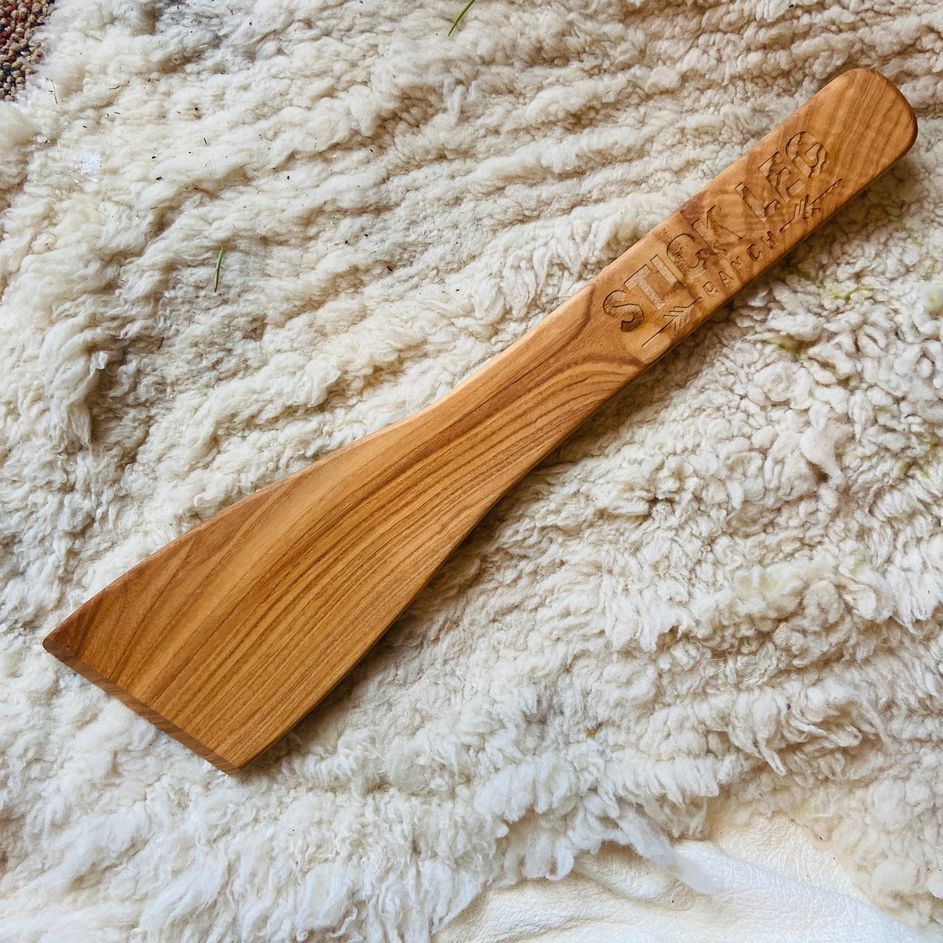 SLR WOODEN SCRAPER - Stick Leg Ranch